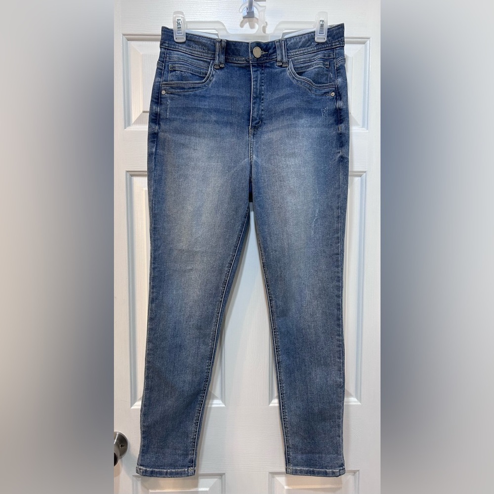 Democracy "Ab" technology Ankle Skinny Jeans Stretch Denim Women Size 12